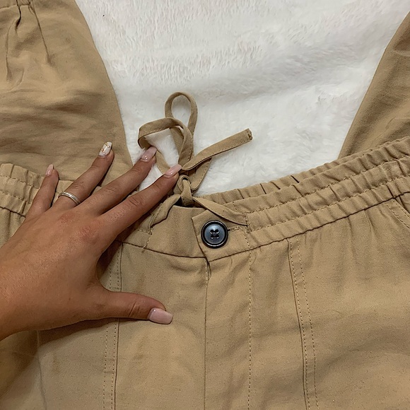 ZARA | Tan cargo joggers size M - Picture 3 of 8